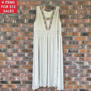 ❤️‍🔥4 For $12❤️‍🔥 💜REPOSH💜 Reba Island Voyage Natural Maxi Dress